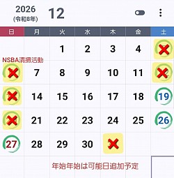 日程